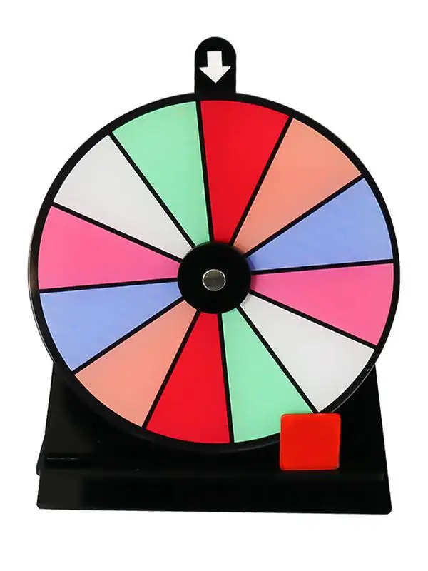 Wheel Prize Spinnings Game Fortune Party Turn Plate Wall Carnival Raffle The Draw Tabletop Lottery Machine Winner Fun Turntable