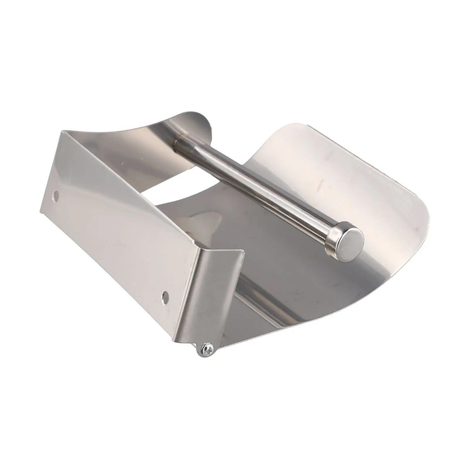 Roll Holder Mounted Stand Dispensers Silver Space Saving Stainless Steel Toilet Roll Holder Cloakroom  Roll Holder