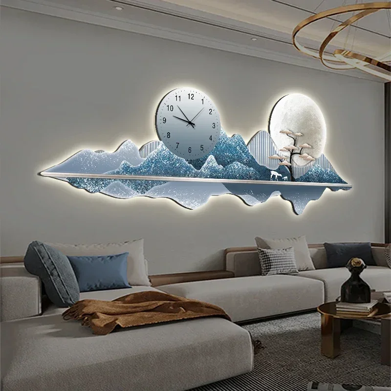 Luxury Digital Wall Clocks Art Mural Modern Large Interior Led Wall Watch Minimalist Nordic Horloge Murale Room Decorations