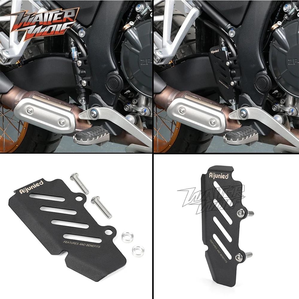 For KOVE 800X Pro Super Adventure License Plate Frame Sliders Wheel Axle Spools Sliders Guard Clutch Lever Handguards Mirrors - Image 3