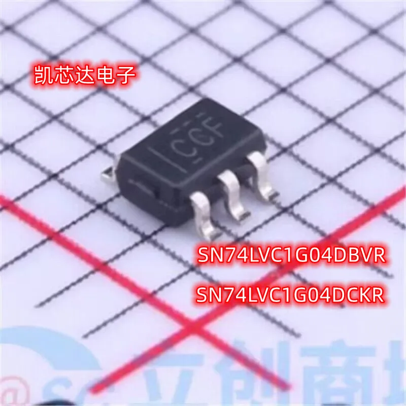 100PCS 100% NEW SN74LVC1G04DBVR SN74LVC1G04DCKR SN74LVC1G04 SOT23-5 Logic Chip