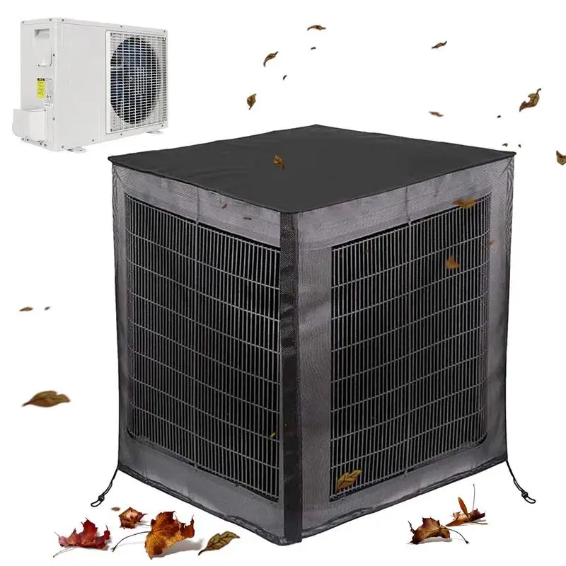 

Full Mesh Air Conditioner Cover Outside Central AC Unit Protector Air Conditioner Mesh Protector Against Leaves Weeds And Debris