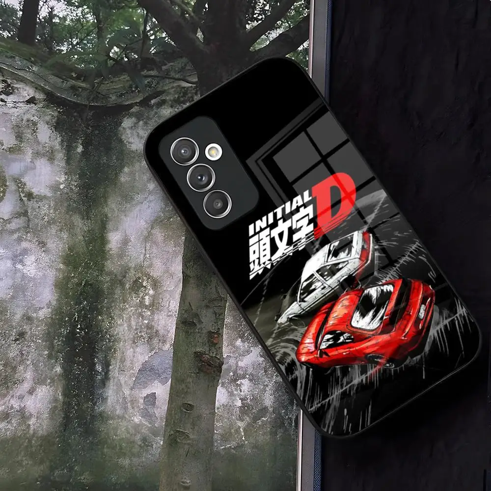 Anime Initial D AE86 Phone Case Glass for Samsung Galaxy S24 S25 S22 S20 S23 S21 Ultra Fe Plus A16 A34 A54 A24 A52 A53 Coque