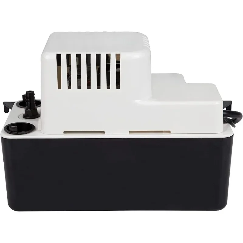 115 Volt, 65 GPH, 1/50 HP Automatic Condensate Removal Pump with Safety Switch, White/Black