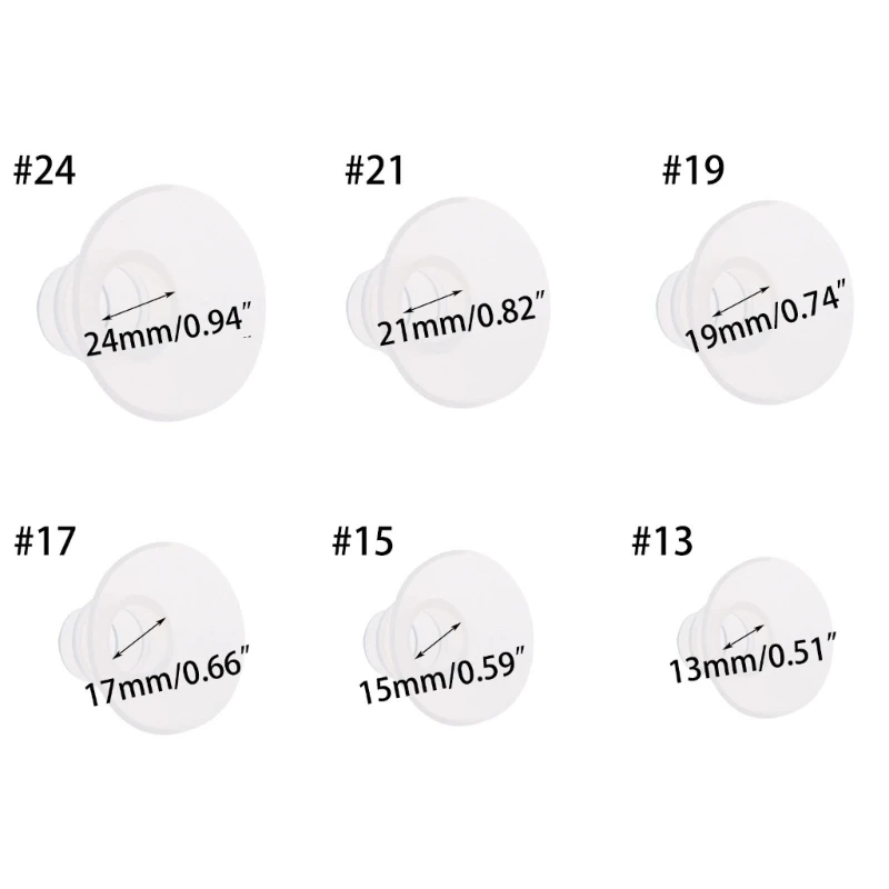 Brida del extractor leche Protector inserción Túnel para pezón Conector estrecho Esencial alimentación