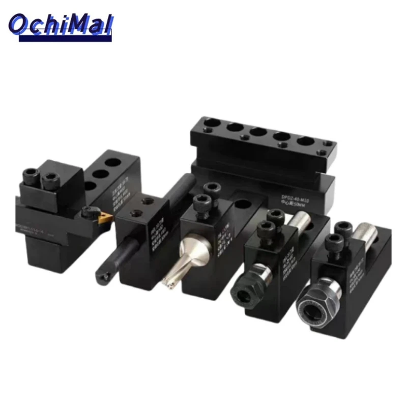 CNC Lathe Row Tool Holder Auxiliary U Drill Holder Turning Tool Drilling Tool Holder Slanting Rail