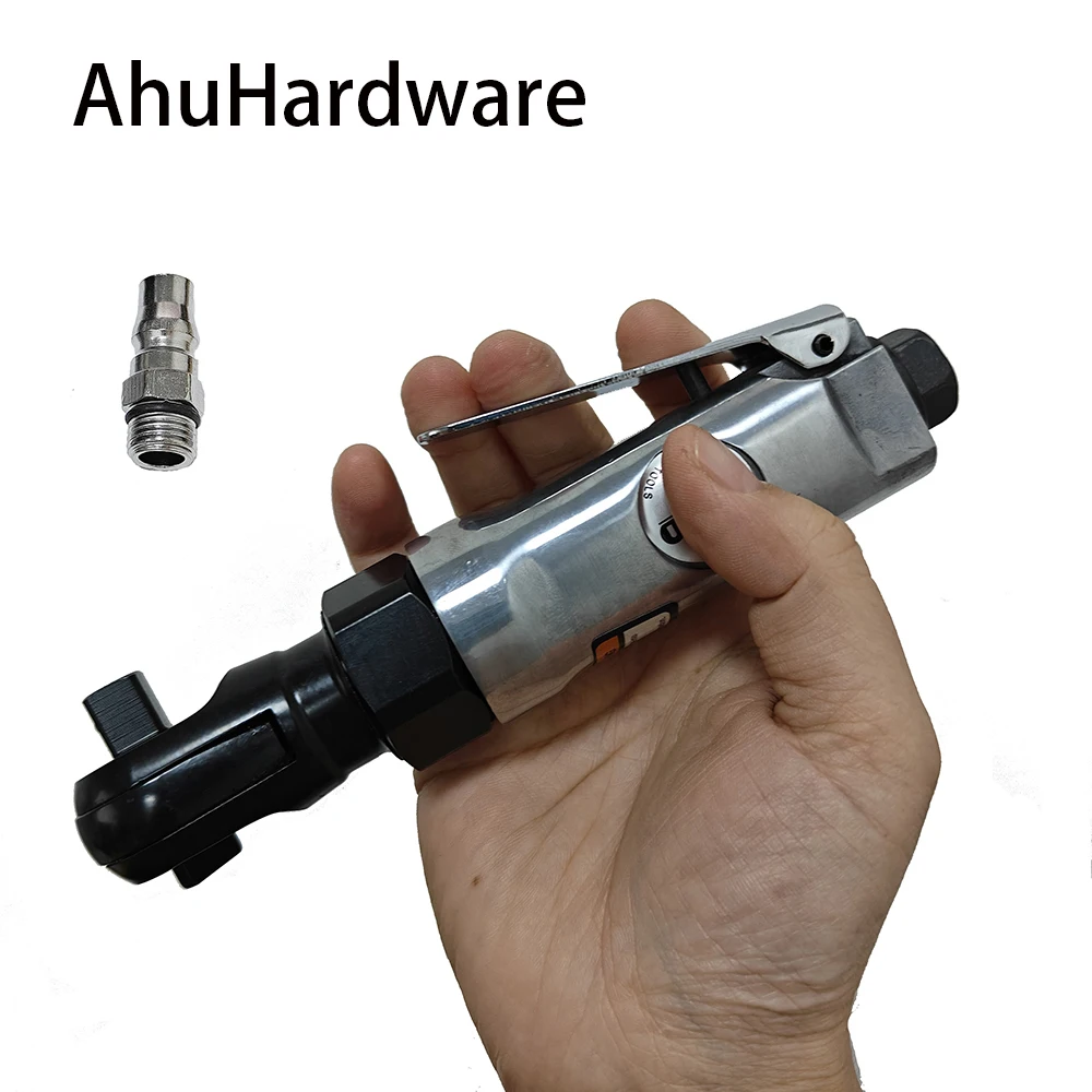 New 3/8' 1/4' Pneumatic Air Ratchet Wrench Adjust Torque Spanner Wrenchs Lever Square Drive Straight Shank Professional Tool