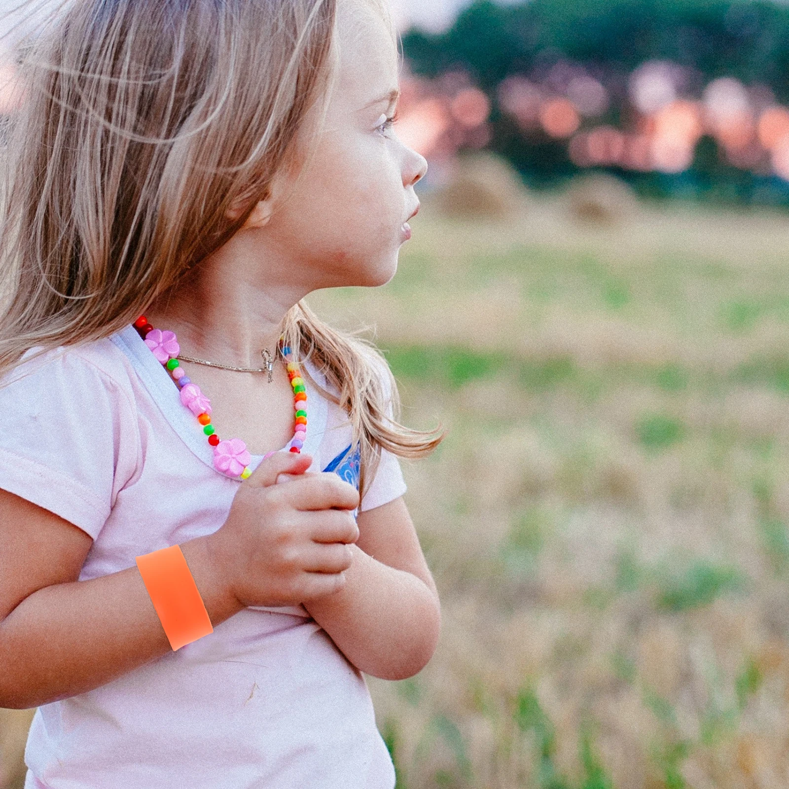 

5Pcs Silicone Slap Bracelets Solid Color Easy Circle Wristbands Kids Party Favors Birthday Gifts Silicone Slap Bracelets