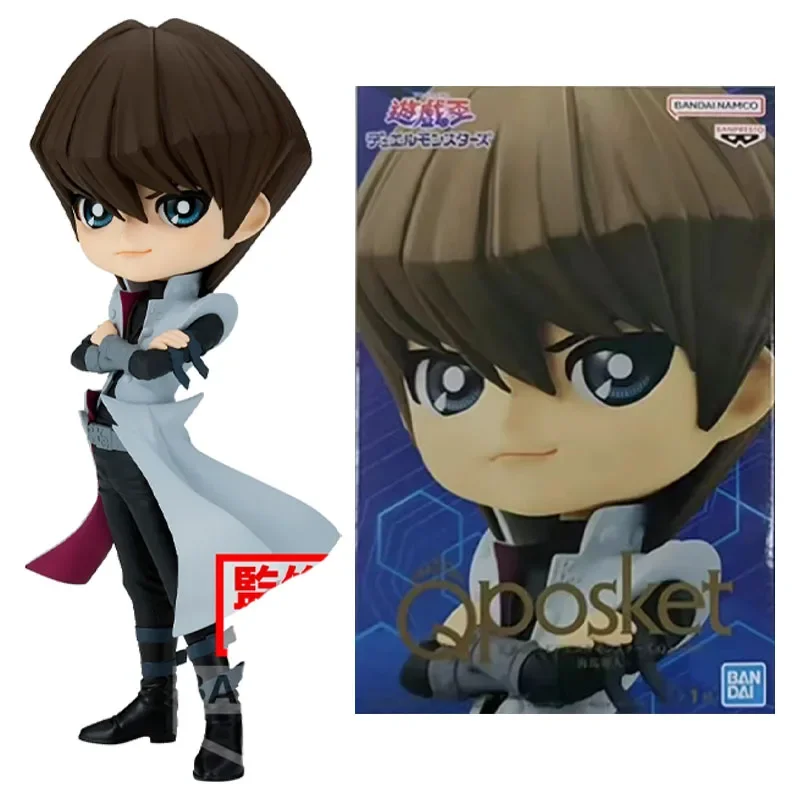 Banpresto Original Q posket Duel Monsters Anime Figure Kaiba Seto Yami Yugi Mutou Yuugi Action Figure Toys for Boys Kids Gifts