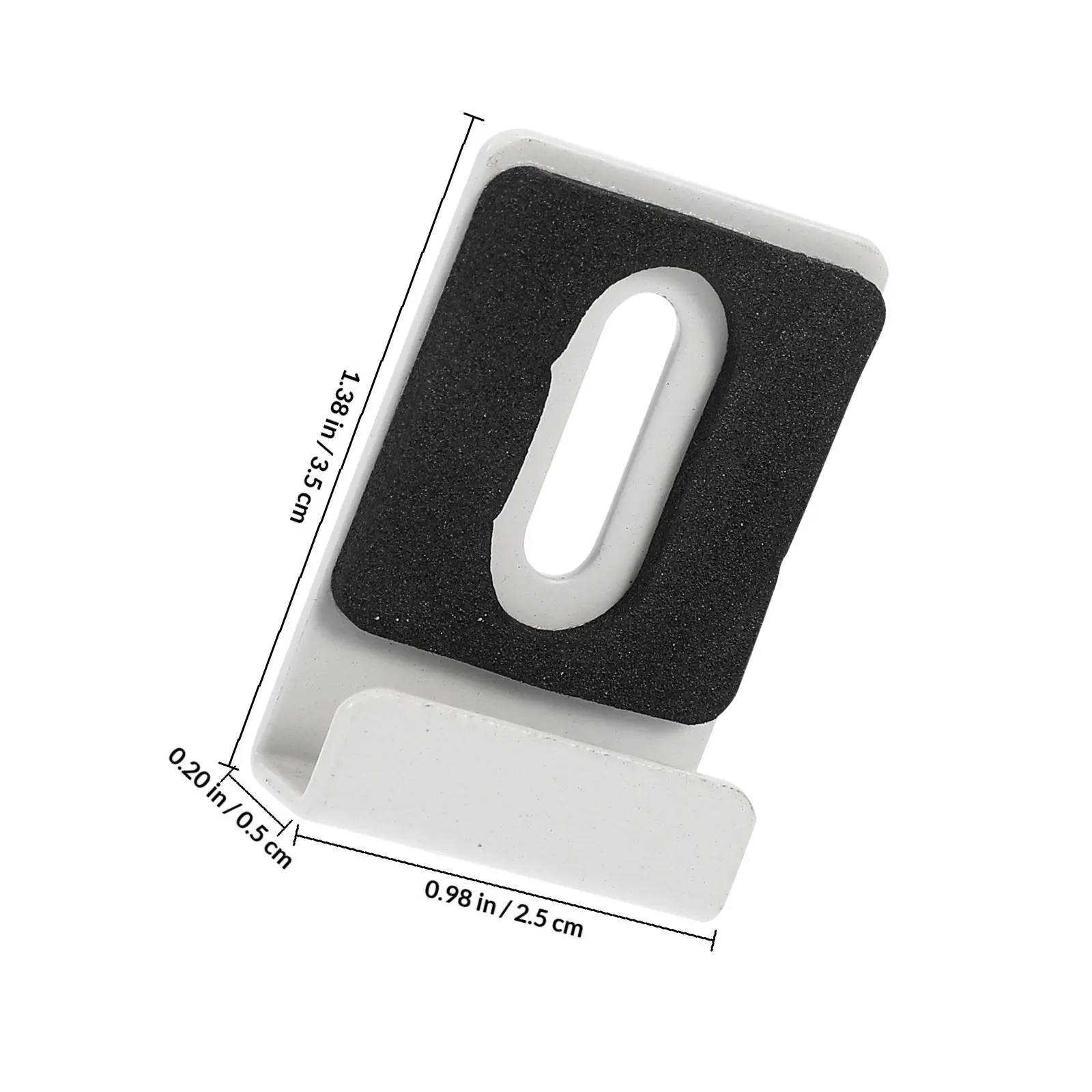 4Pcs Mirror Mounting Hardware Stainless Steel Clips Rustproof Adhesive Pads Heavy Duty Mirror Holders Wall Mount Brackets
