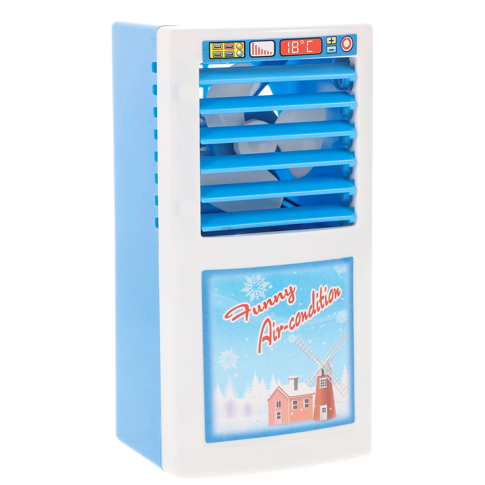 

Simulated Mini Air Conditioner Finger Sensory Toys Play Kitchen Appliances Room Child