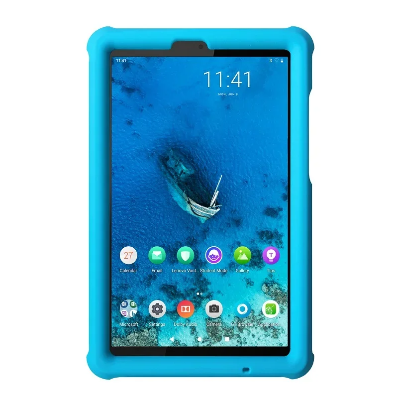 MingShore casing Tablet silikon kasar, untuk Lenovo Tab M8 HD 8.0 TB-8505F TB-8505X memantul untuk Tab m8 HD 8.0