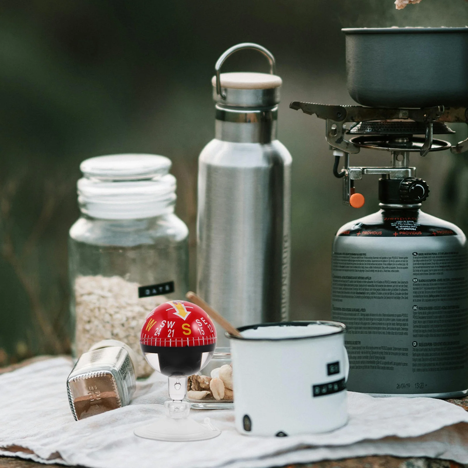 

Car Compass 38Mm Suction Cup Dashboard Mount For Vehicle Boat Truck Navigation Portable Auto Compass For Outdoor Travel