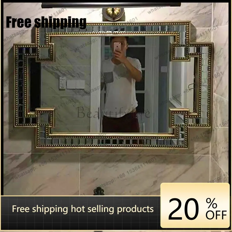 LJY hotel bathroom mirror washstand bathroom mirror wall-mounted