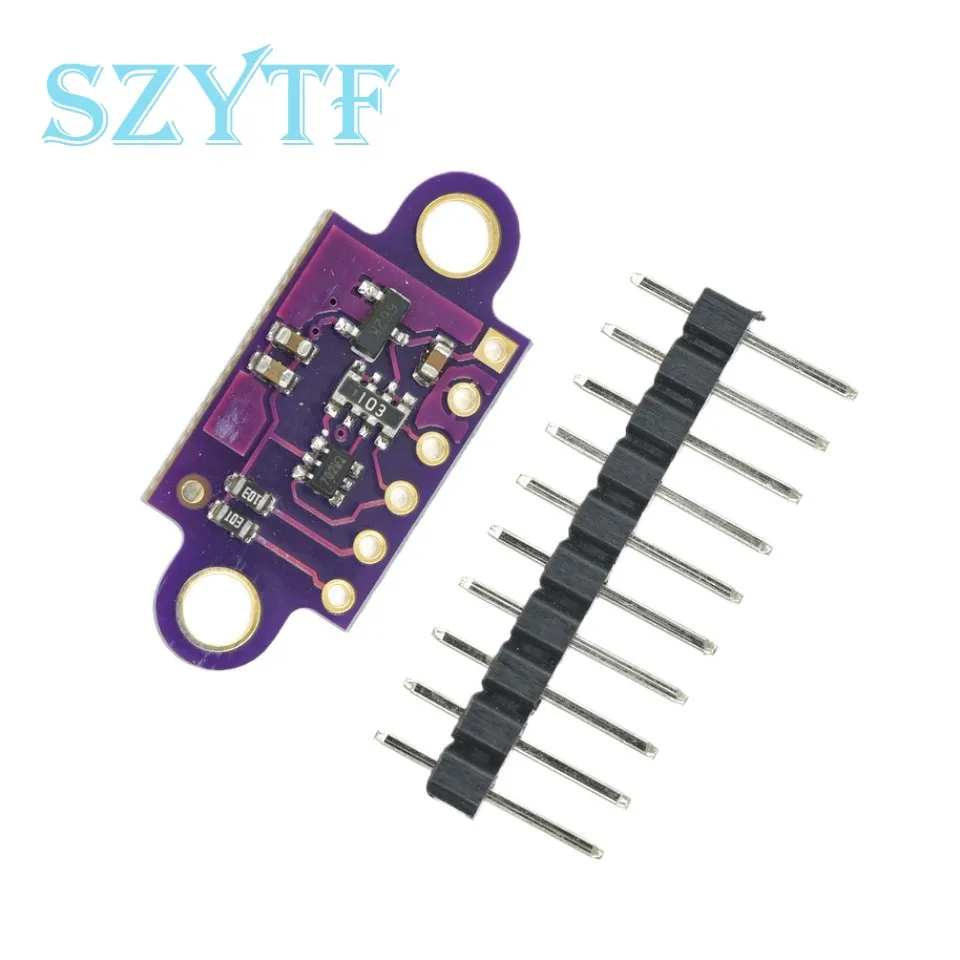 VL53L0X Time-of-Flight (ToF) Laser Ranging Sensor Breakout 940nm GY-VL53L0XV2 Laser Distance Module I2C IIC 3.3V/5V For Arduino image 3