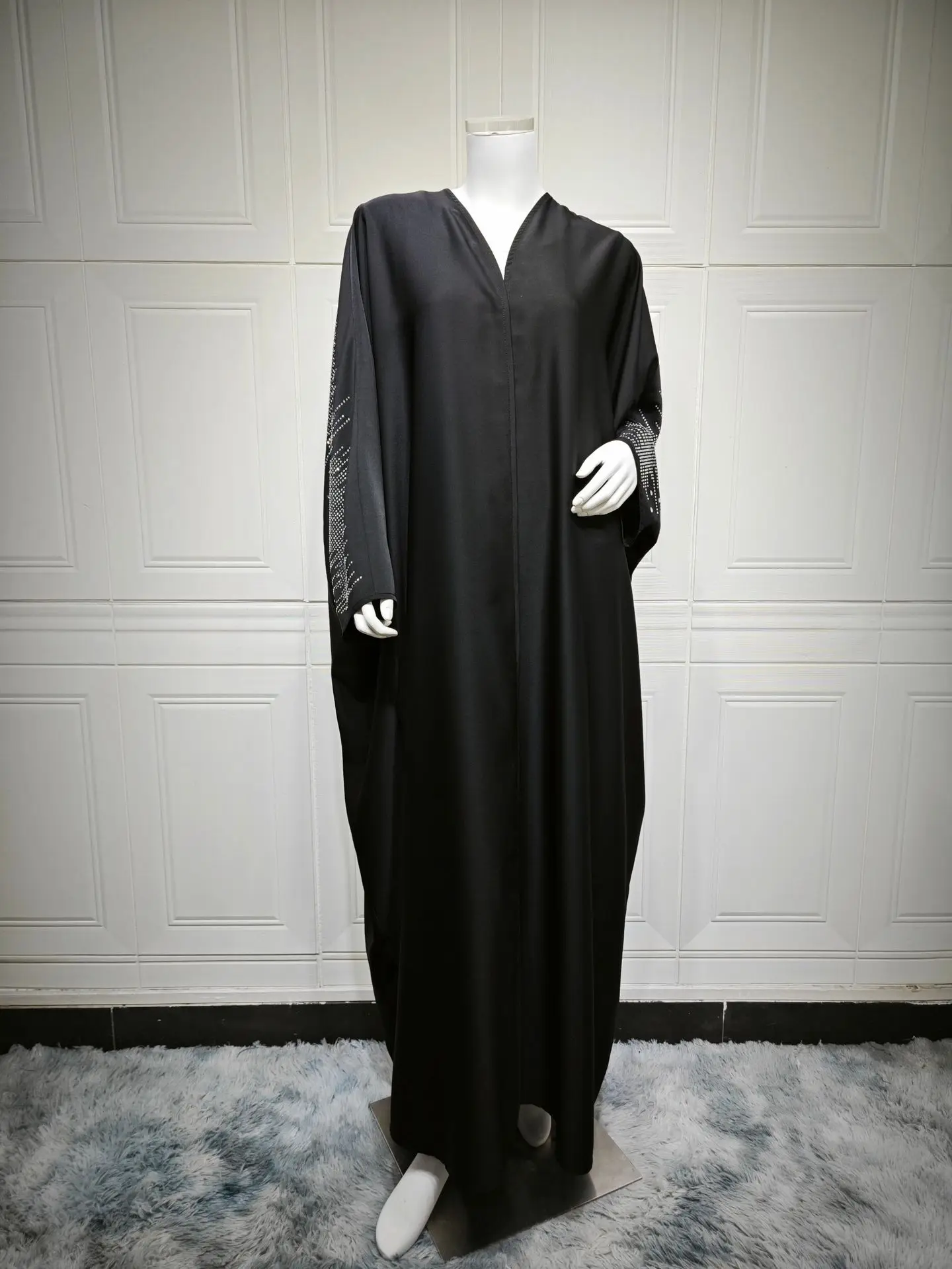 Ramadan Eid robes musulmanes pour les femmes ouvert Abaya dubaï diamant fête longue Robe maroc caftan Robe Abayas Jalabiya 2025 robes