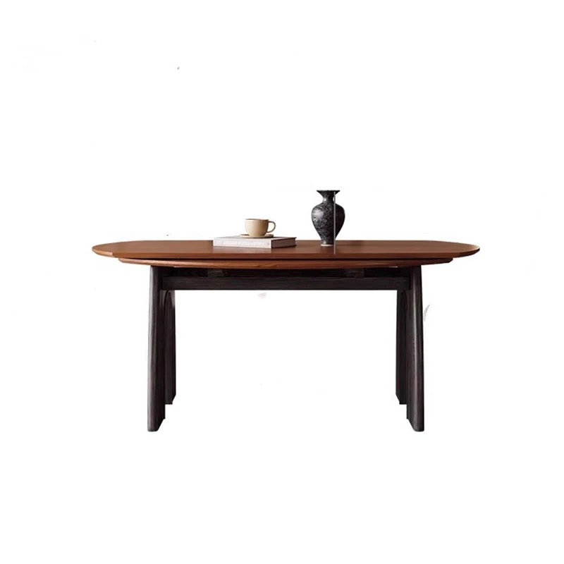 Nordic Style Dining Table Vintage Premium Aesthetic Elegant Dining Tables Unique Design Tavolo Pieghevole Living Room Furniture