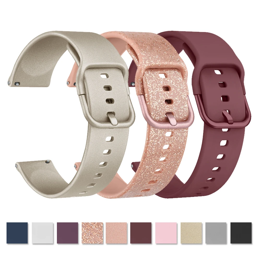 Silicone Strap For Xiaomi IMILAB KW66/Mibro Lite Color Air/YAMAY SW022 Band Bracelet For Haylou RS4 Plus RT2 LS10/LS02/RT/LS05s