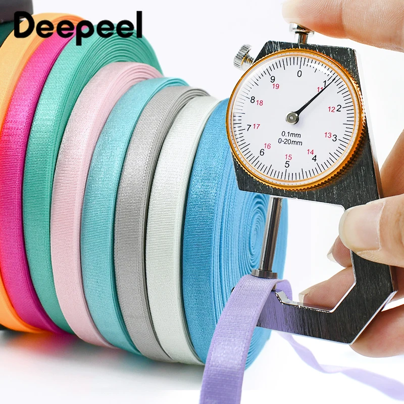 

10/20/30Meters 8mm Color Elastic Band Underwear Bra Strap Rubber Bands Swimwear Shoulder Straps Stretch Tape Sewing Accessories