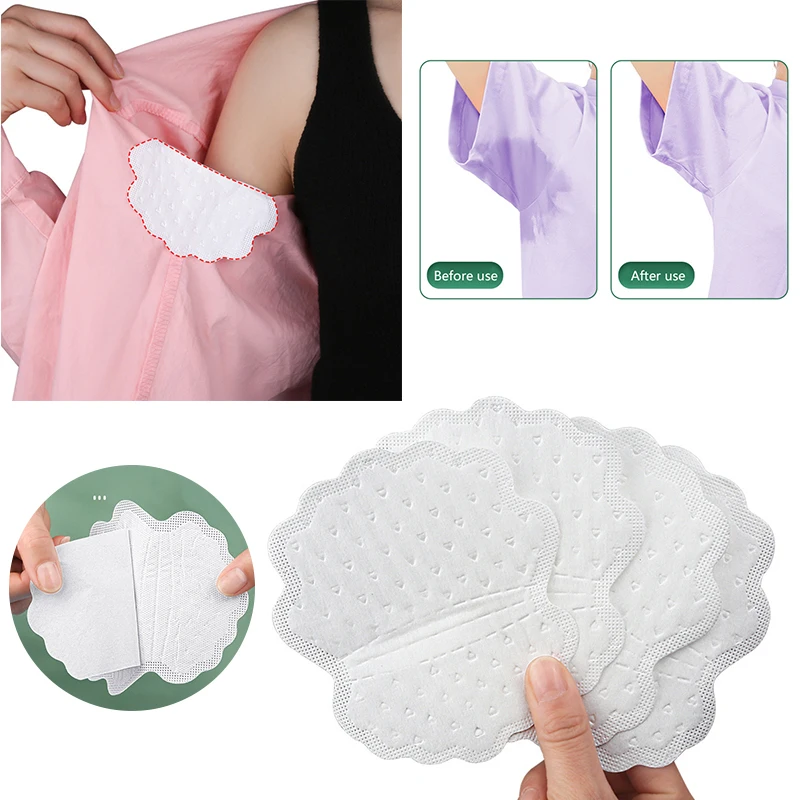 

10-50pcs Unisex Sweat Pads Summer Deodorants Underarm Anti Perspiration Sweat Pads Disposable Armpit Absorb Sweat Pads