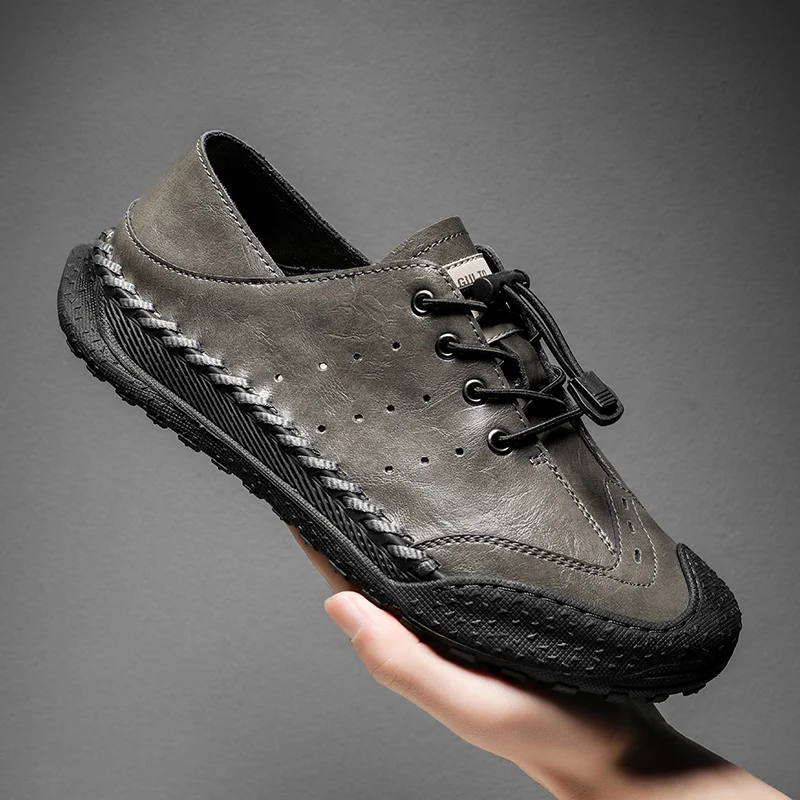 YRZL Comfortable Casual Men Shoes Big Size Loafers Spring and Summer Men Flats Driving Shoes Lightweight Men's Sneakers