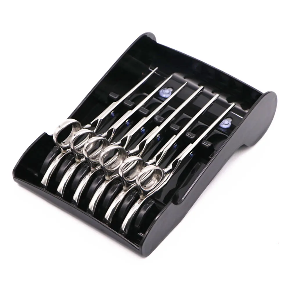 

1 pc Scissors Box Travel Hairdressing Tools Bracket Holder Large Capacity ABS Material Salon Supplies Tool Organizer Portable