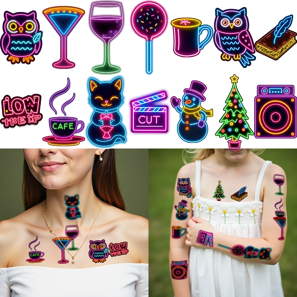 

63pcs Temporary Tattoo Dinosaur Stickers Temporary Tattoo Stickers Decorative Stickers For Shoulders Arms Cheeks