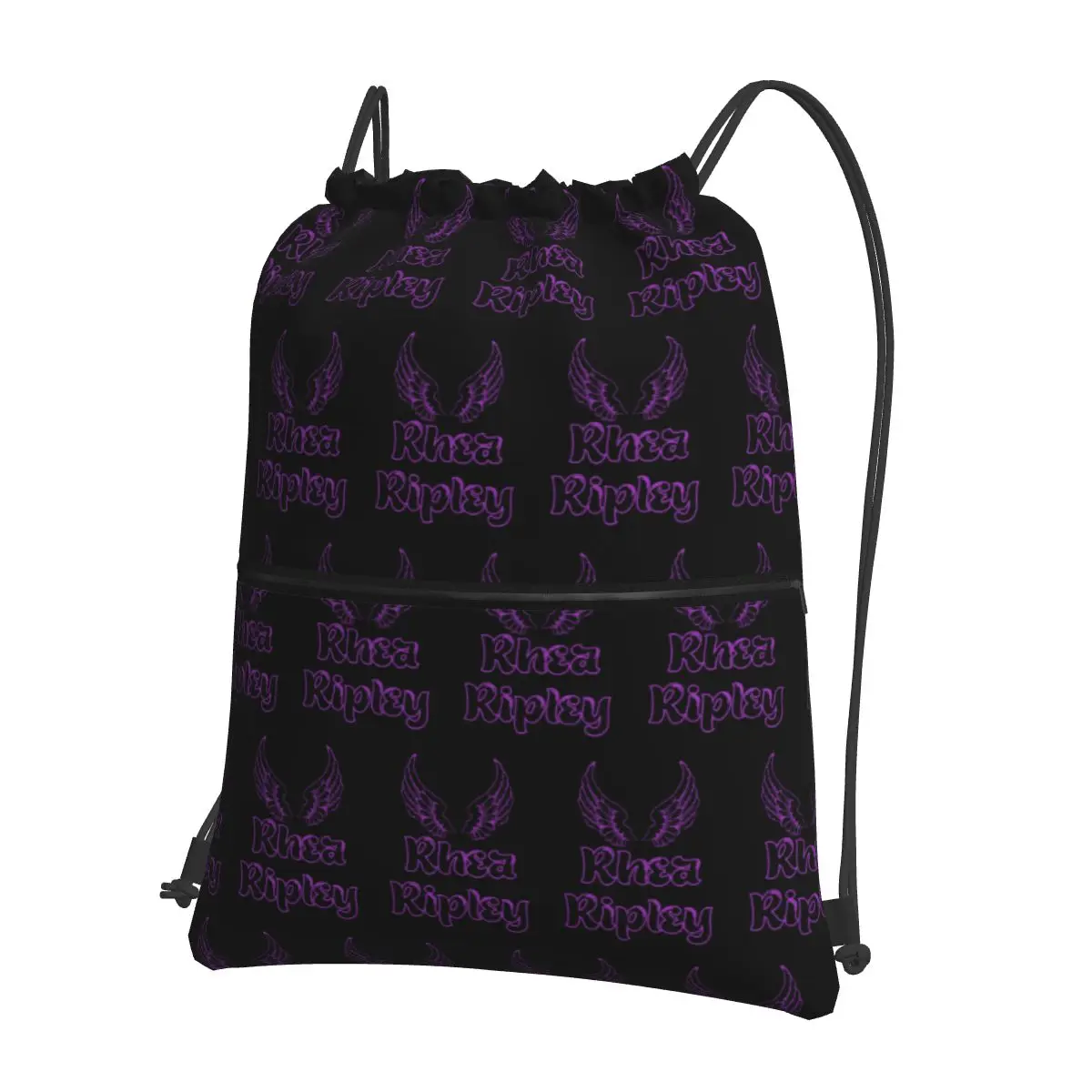 

She Is My Mami Rhea Ripley Bootleg Wrestler Backpacks Casual Drawstring Bags Sports Bag Book Bags for Travel School
