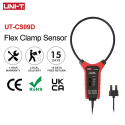 UNI-T UT-CS09D 3000A corrente alternata pinza amperometrica flessibile sensore a morsetto flessibile amperometro misuratore di frequenza UT206B UT208B applicabile