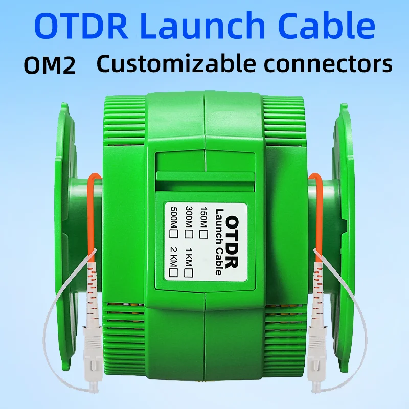 

COMPTYCO Green AUA-20 OM2 Multimode OTDR Launch Cable SC-SC Fiber Optic OTDR Test Extension Cord Dead Zone Eliminator 150M~2000M