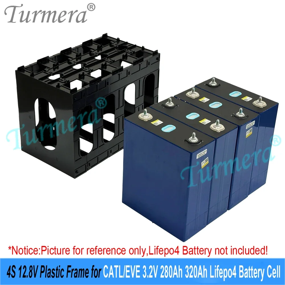 NEW 12V Battery Frame for CATL EVE 280Ah 304Ah 320Ah 105Ah Lifepo4 Cells Flame-Retardant ABS PC Plastic Holder with Latches