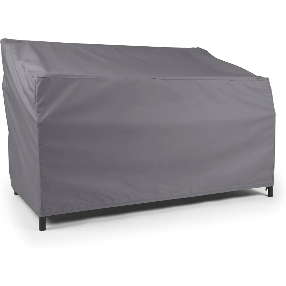 

Outdoor Sofa Loveseat Cover - Water Resistant Polyester, Drawcord Hem, Mesh Vents, Seating and Chair Covers, 56W x 34