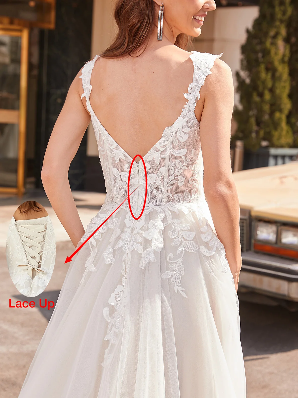 Vestidos de novia de encaje con mangas de copa de lujo para mujer, vestido de baile largo, Top de ilusión, vestidos de novia de tul para mujer,