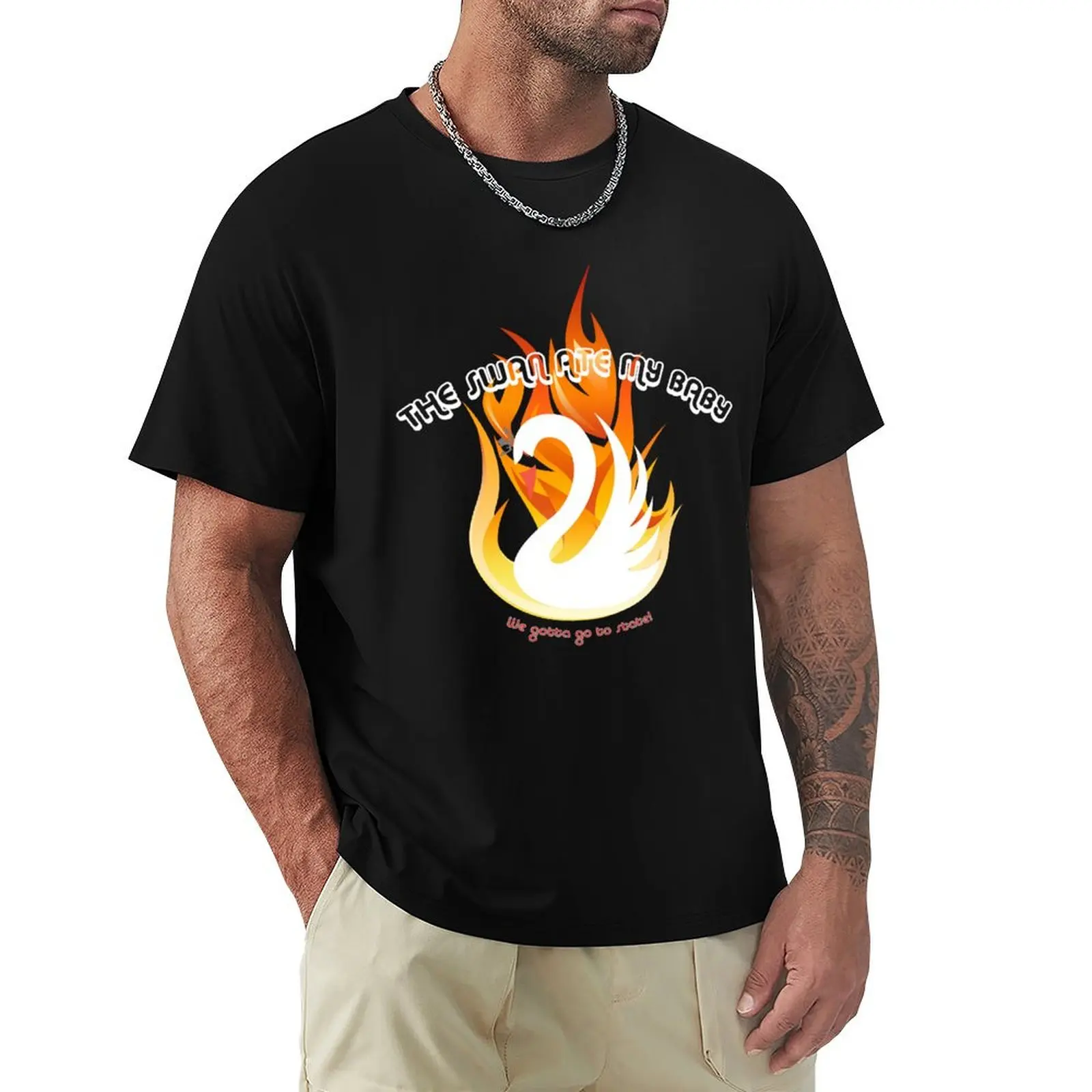 The Swan Ate My Baby (Light) T-Shirt Quick Dry Training Short Sleeve Tee