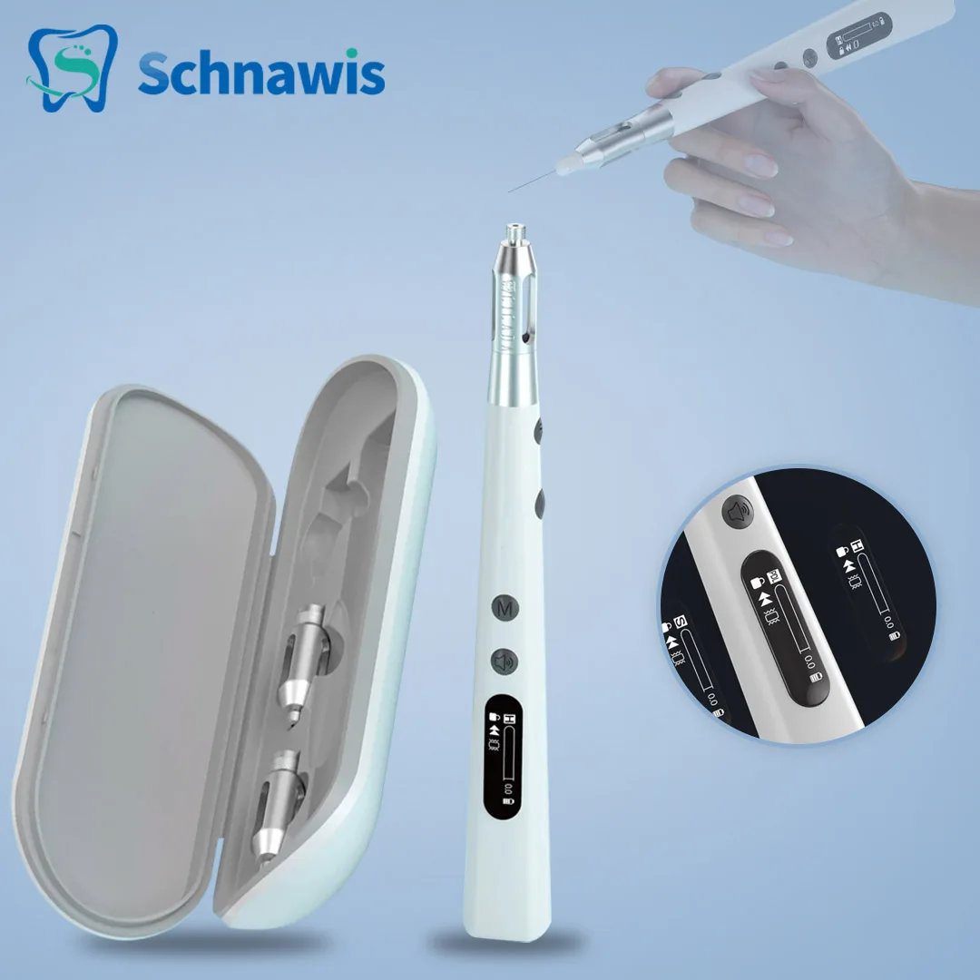 Dental Oral Anesthesia Injector Portable Painless Wireless Local Anesthesia with Operable LCD Display Chargeable & Suction back