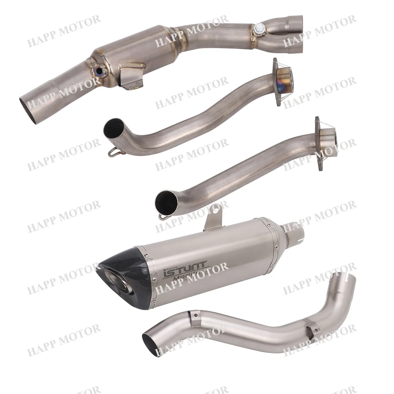 

For VOGE DS625X DS-625x Motorcycle Exhaust Full System DS625X Pipe Carbon fiber DS625X Exhaust Escape Muffler