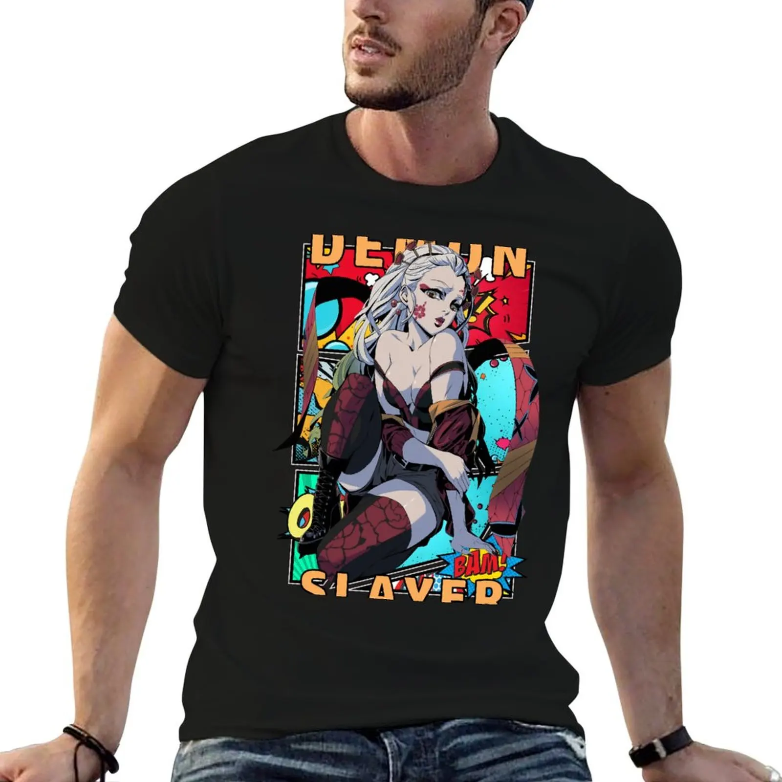 

T-Shirt cotton white Daki Comic man t shirts Design t shirts for pack 100% Anime