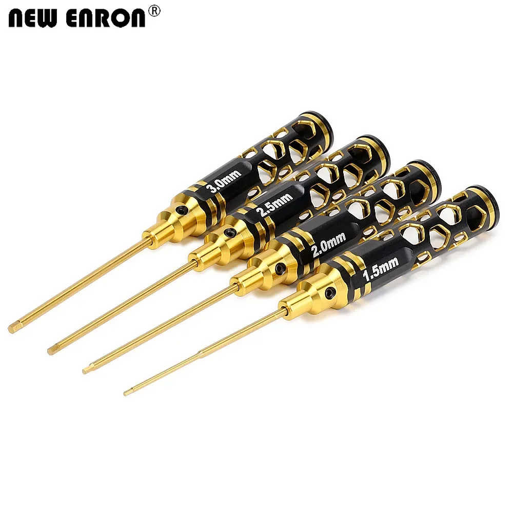 NEW ENRON 1.5/2/2.5/3mm Metal Hex Nut Hexagon Screwdriver Driver Tool Kit For RC Car Traxxas Axial SCX24 Tamiya Helicopter Boat