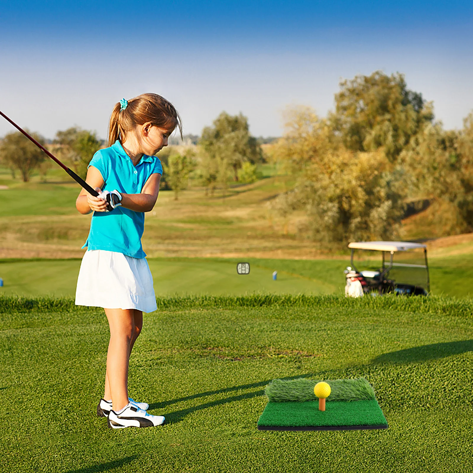 

1Set Nylon Golf Training Net Stable Frame Indoor Outdoor Practice Ball Net Set Foldable Mats Training Aids Pad Set