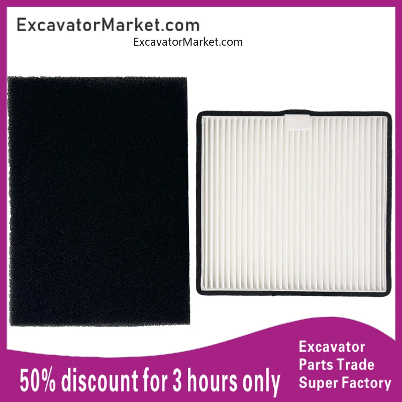 Excavator Spare For Caterpillar E305.5e2/306e2/307e2/306/307/305.5 Air Conditioning Filter Filter Screen Cleaner