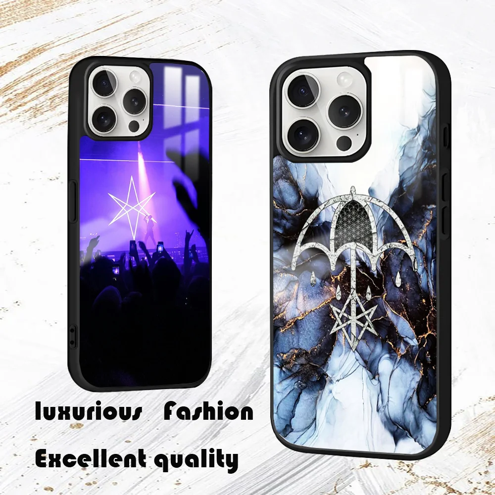 B-Bring Me the H-Horizon Phone Case For iPhone 16 15 14 13 12 11 Pro Max Plus Mini PC Fashion High Quality mirror phone case