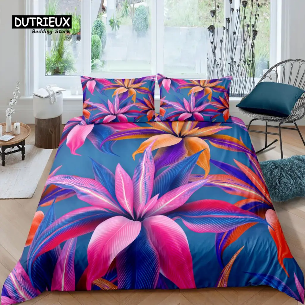 

Home Living Luxury 3D Flower Bedding Set Poppy Duvet Cover Pillowcase Queen and King EU/US/AU/UK Size Comforter Bedding Sets