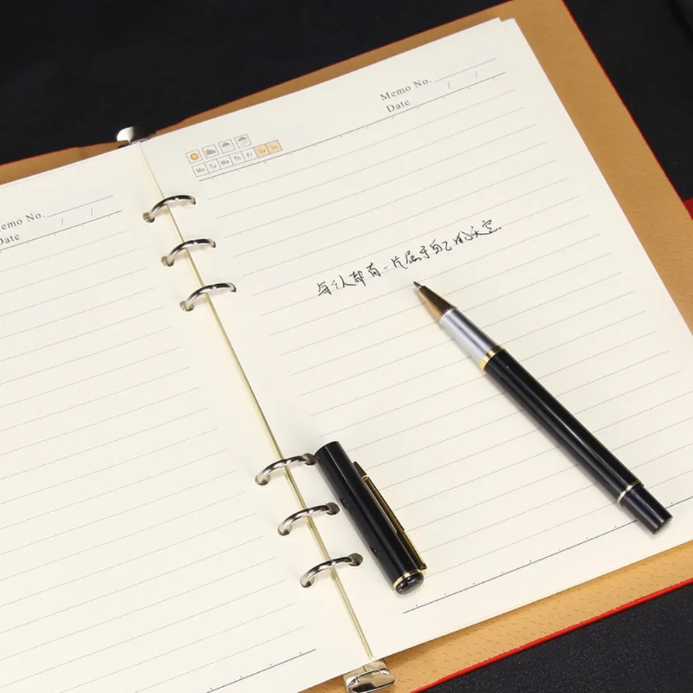 80 ورقة A5 A6 A7 فضفاضة ورقة الملء بطانة ورقة شبكة شعرية فارغة كونيل القرطاسية الداخلية الملء دوامة الموثق ورقة