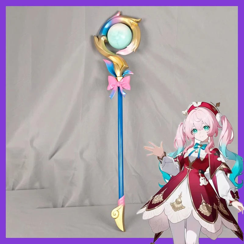 Anime Honkai Star Rail Hyacine Cosplay Staff Weapon Prop 100CM Halloween Party HSR Cosplay Costumes Props Accessory