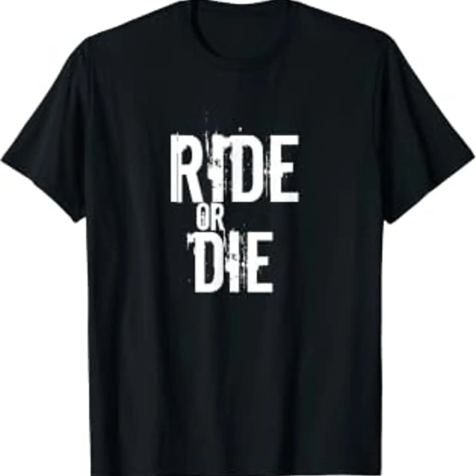 Ride or die cool biker t shirt car tuning vintage Washed Slightly Comfortable Soft designer clothes Stylish streetwear fashion