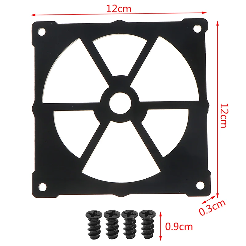 Computer Mesh DIY Cpu Cooler PC Fan Dust Filter Dustproof Case Guard Protector Cover Removable Acrylic Cooling Fan RGB Cover