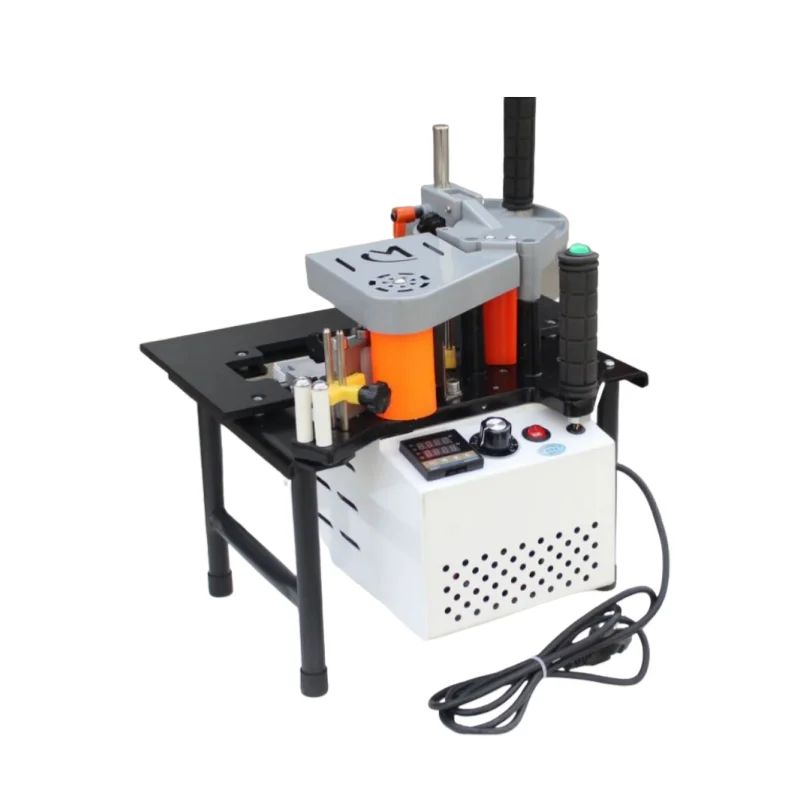 

Portable Small Woodworking Edge Banding Machine Double Side Gluing For Curves And Straight Lines