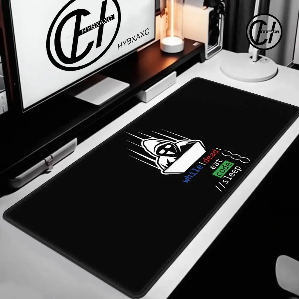 Python Programmer Eat Code Sleep Mouse Pad Cute HD Desk Pad Extended Gaming Keyboard Mats Large 100x50cm XXL Gamer Mousepad