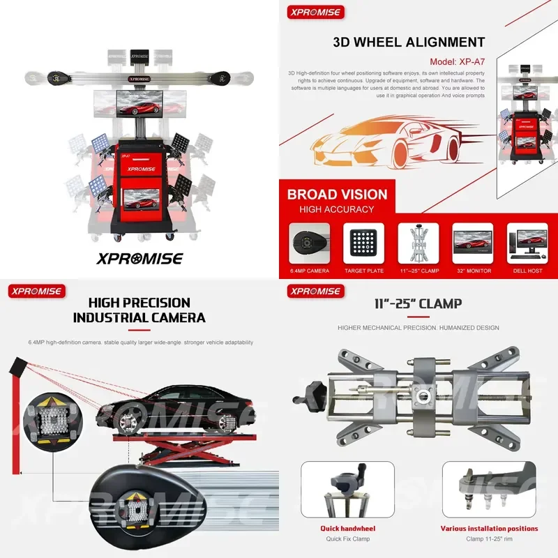 AP01 Efficiency Precision Alignment Wheel Aligner for Multiple Models