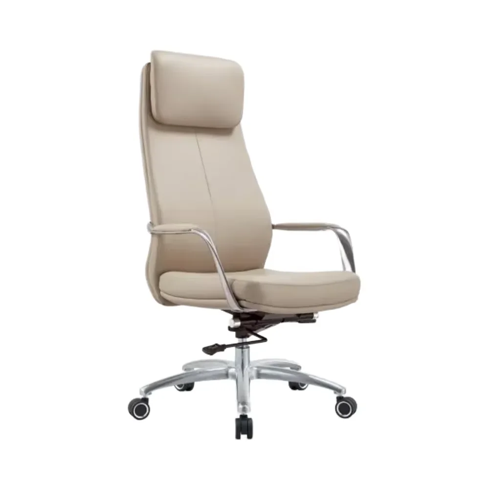 Office simple, reclining, adjustable office chair, leather boss chair, home study, executive class, computer chair